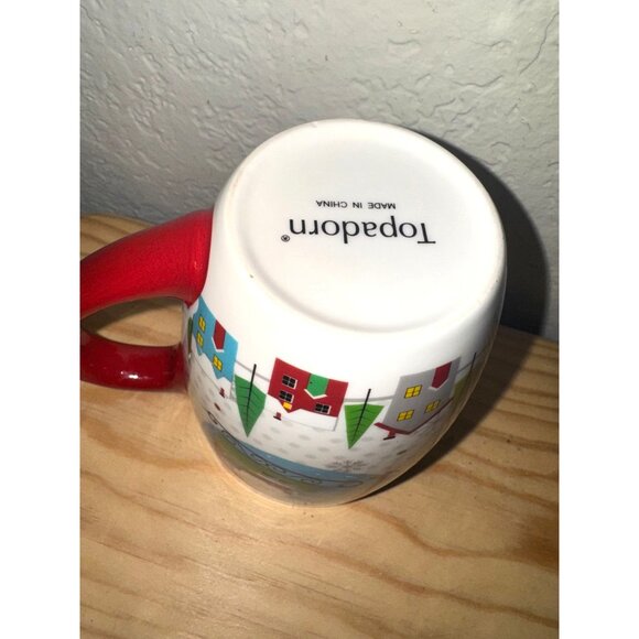 Santa Claus Christmas Ceramic Mug With Red Handle - Picture 4 of 4